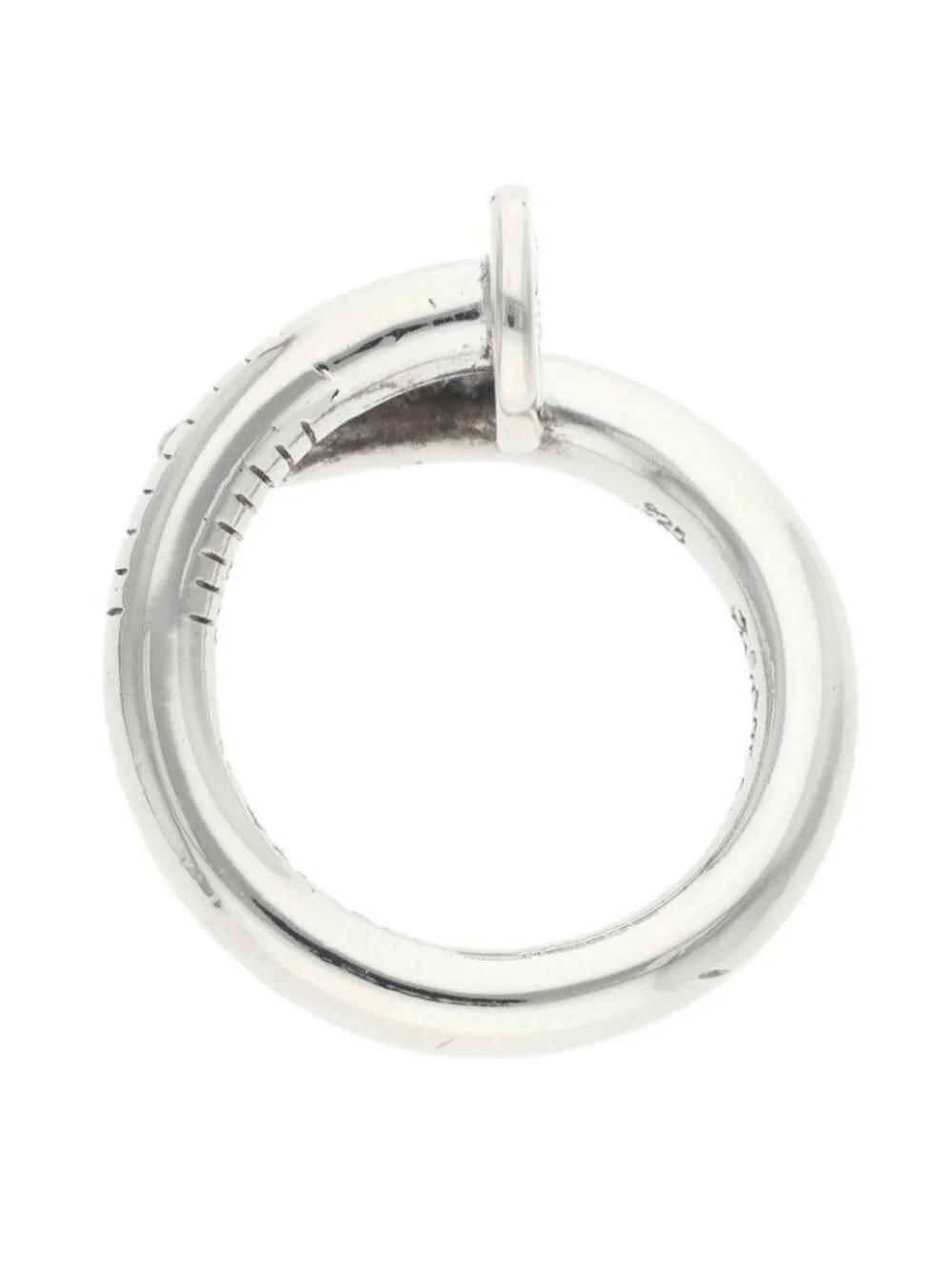 Chrome Hearts Nail Flat Silver Ring